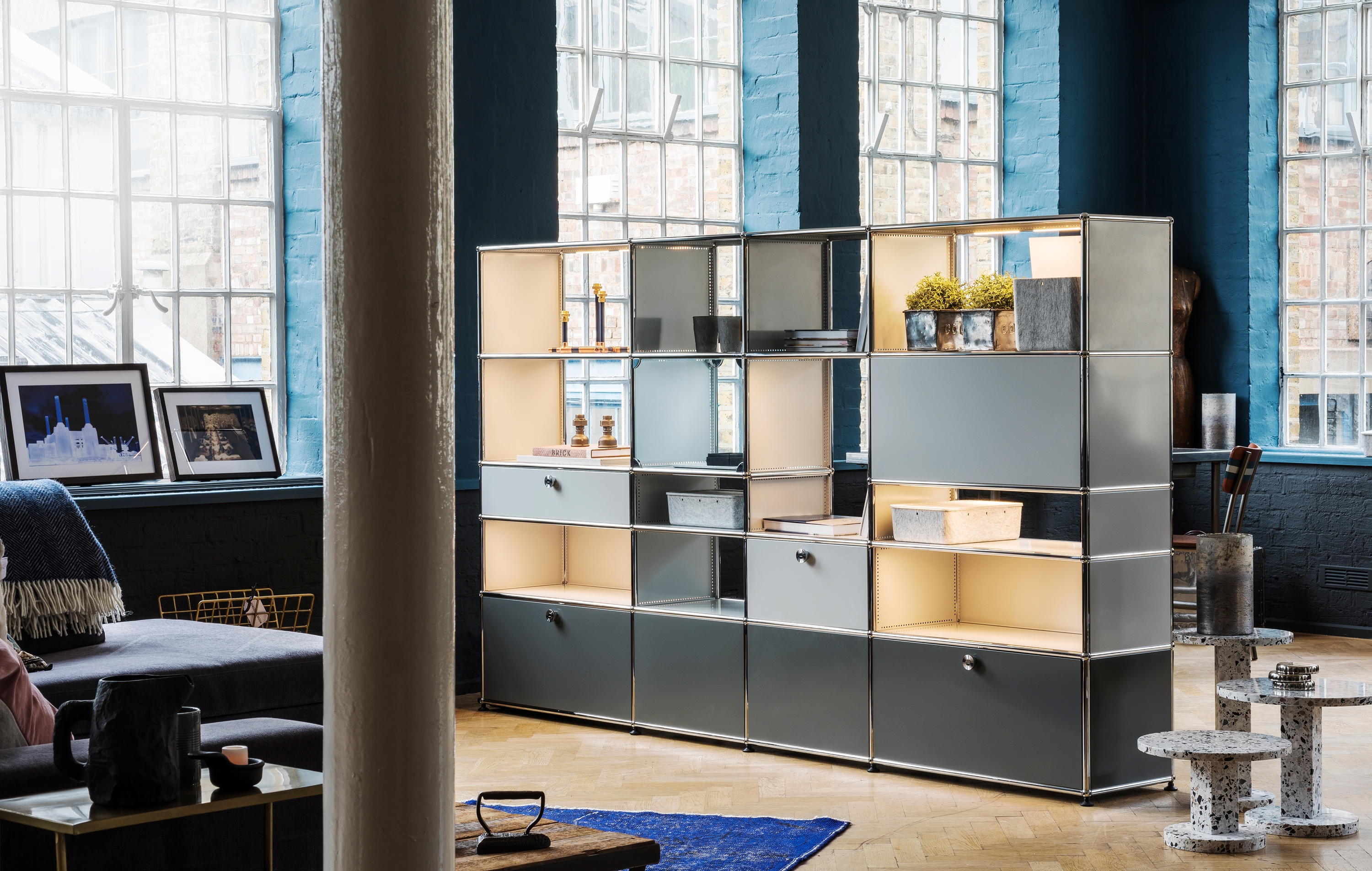 Drawers and Open Shelves - Haller E