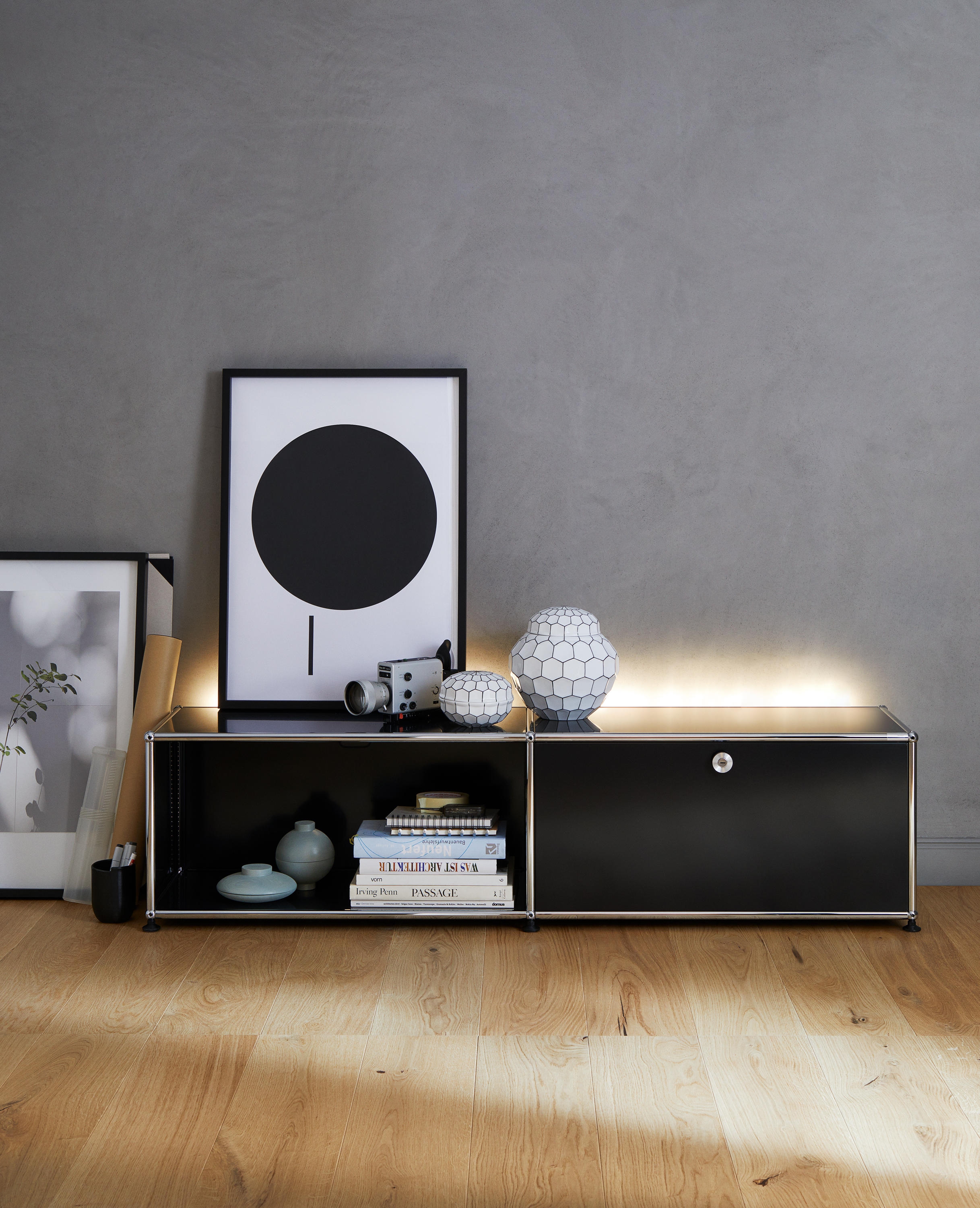 Sideboard and Closed Shelves - Haller E