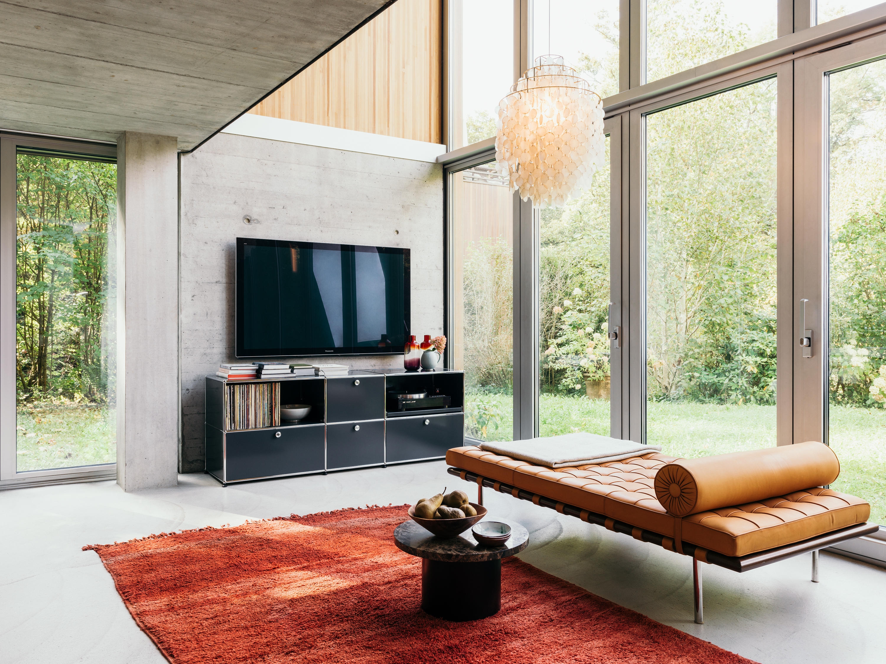 Media Drawers and Closed Shelves - Haller