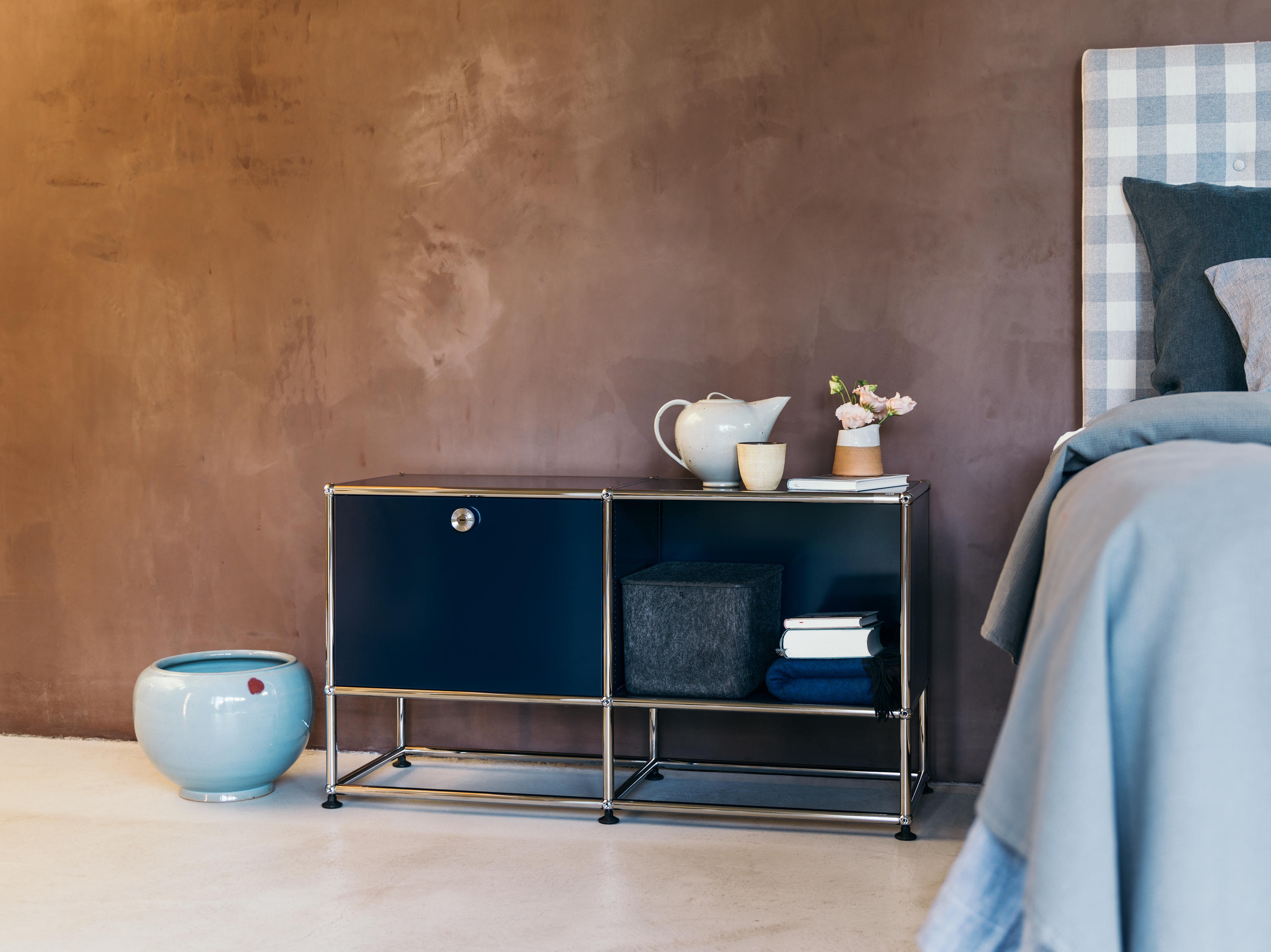 Nightstand and Shelves - Haller