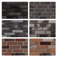 Facing Bricks  - Soft Glaze Galena
