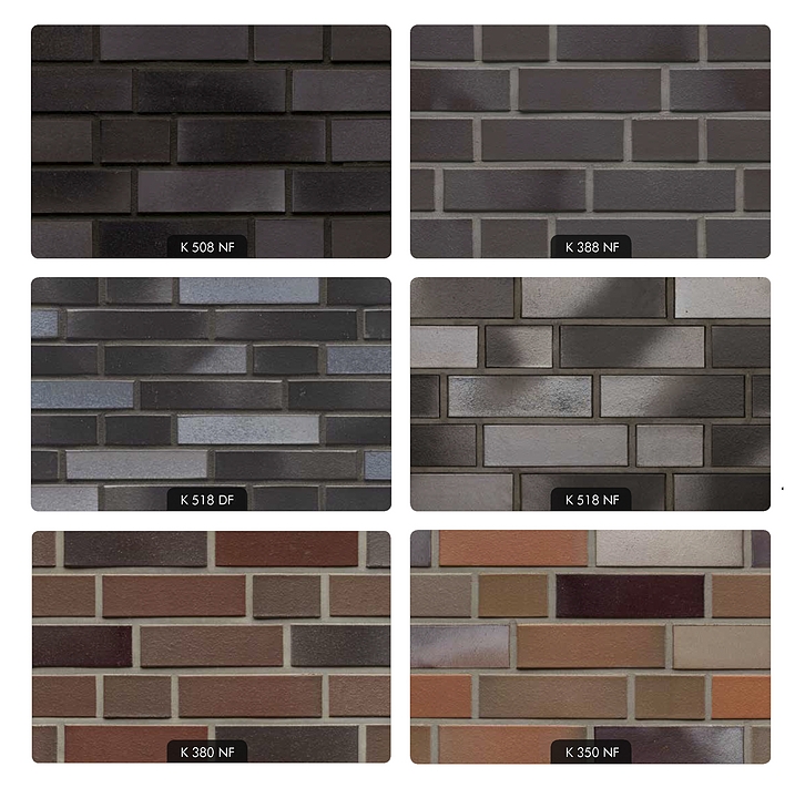 Facing Bricks  - Soft Glaze Galena