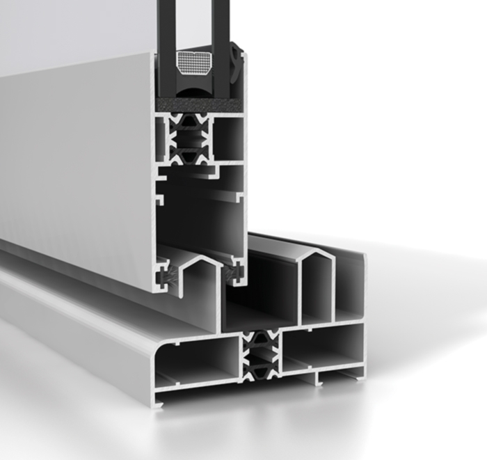 Ventana Corredera perimetral STRUGAL S90RP