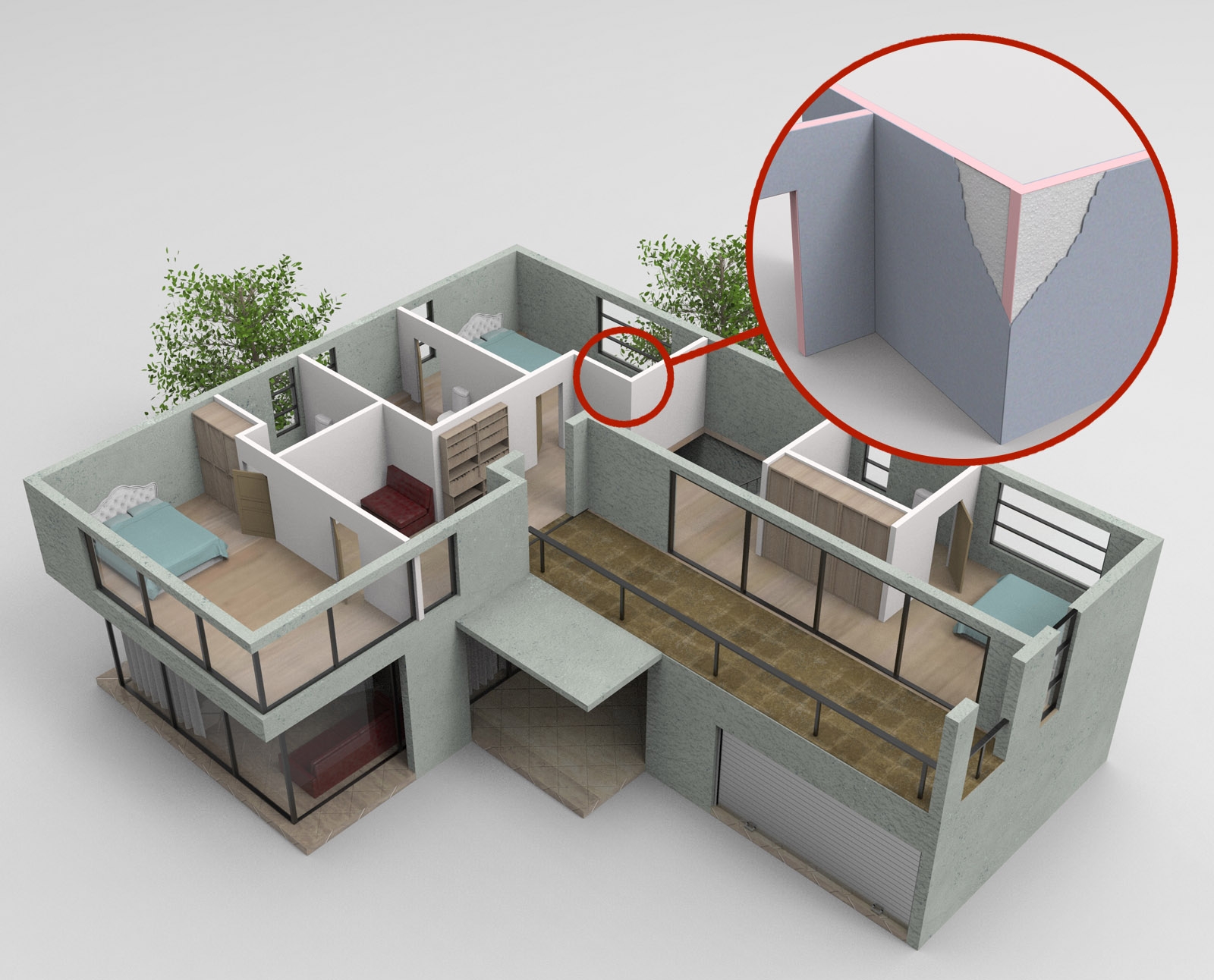 Panel para construcción industrializada - Volcopanel PE