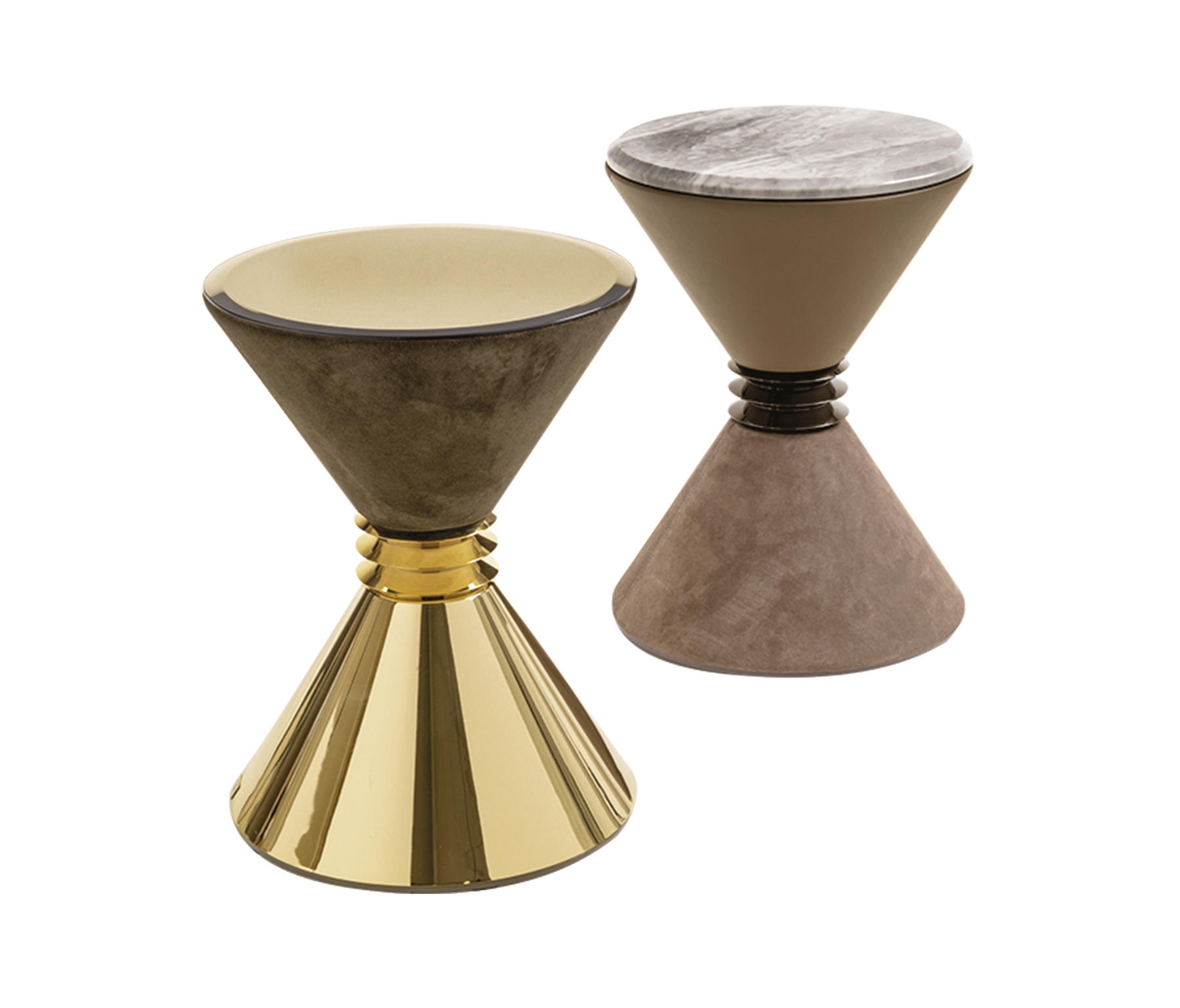 Side Table & Pouf -  Angie