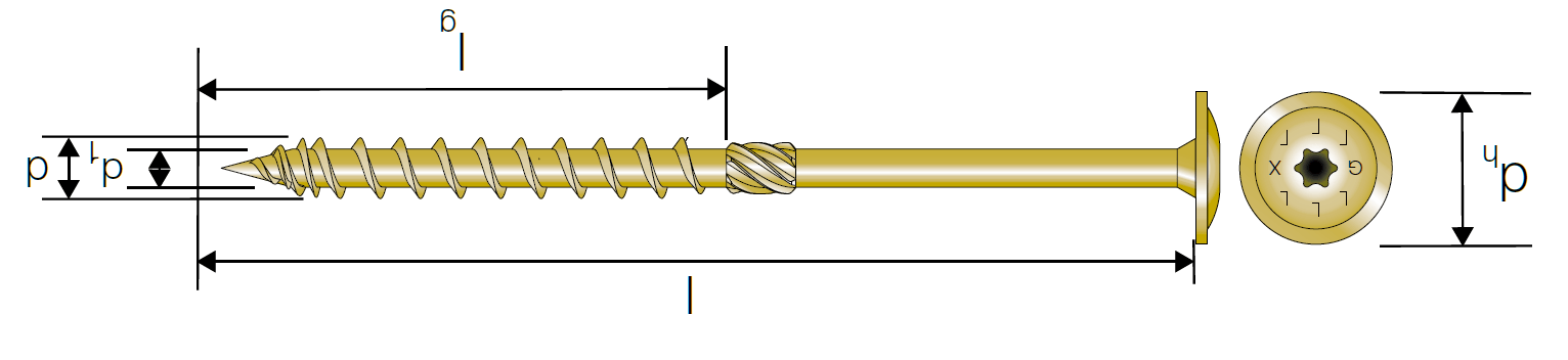 Fijaciones para estructuras de madera y metal