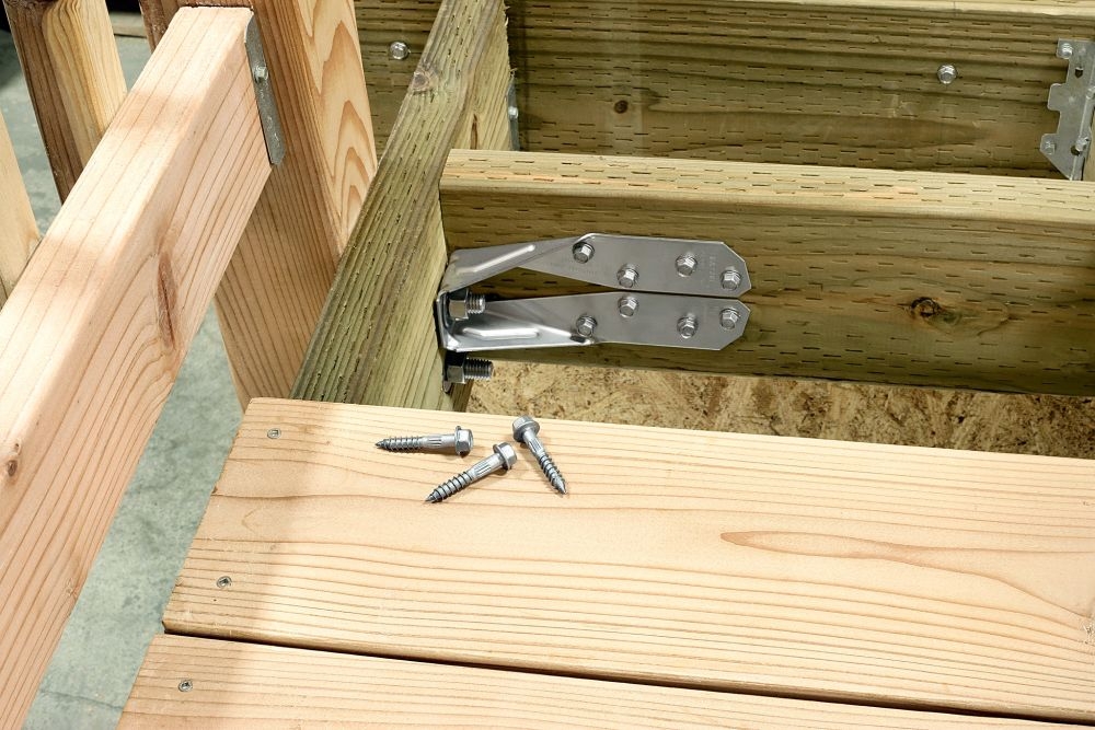 Fijaciones para estructuras de madera y metal