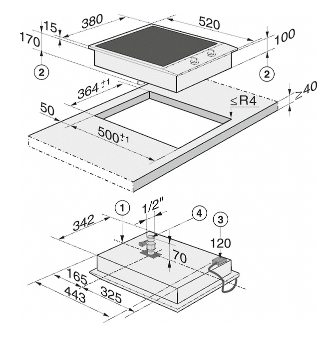 Combiset Grill  - CS 1322 BG