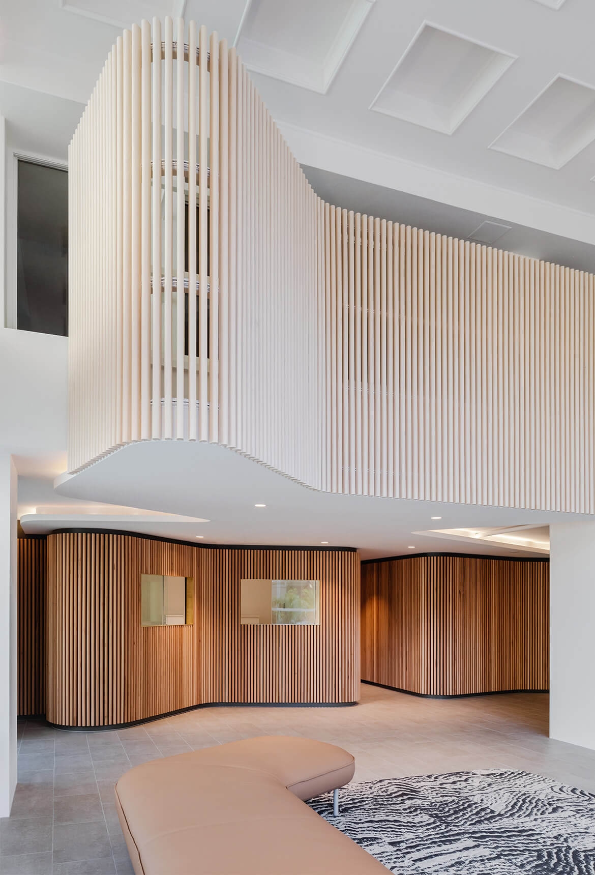Click-on Battens in Victoria Point Foyer