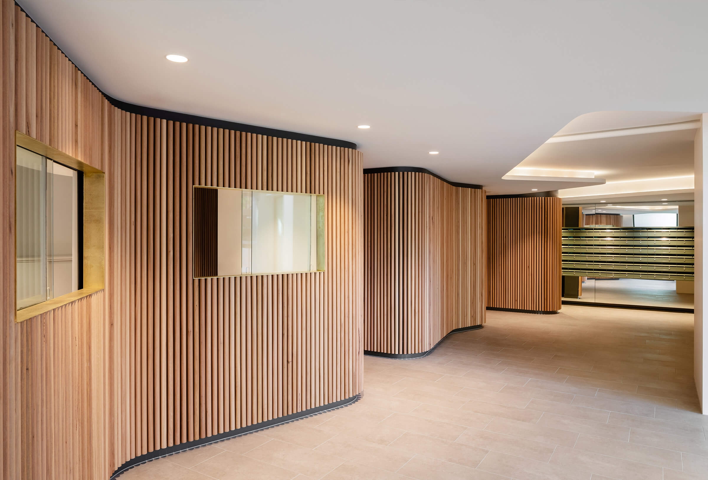 Click-on Battens in Victoria Point Foyer