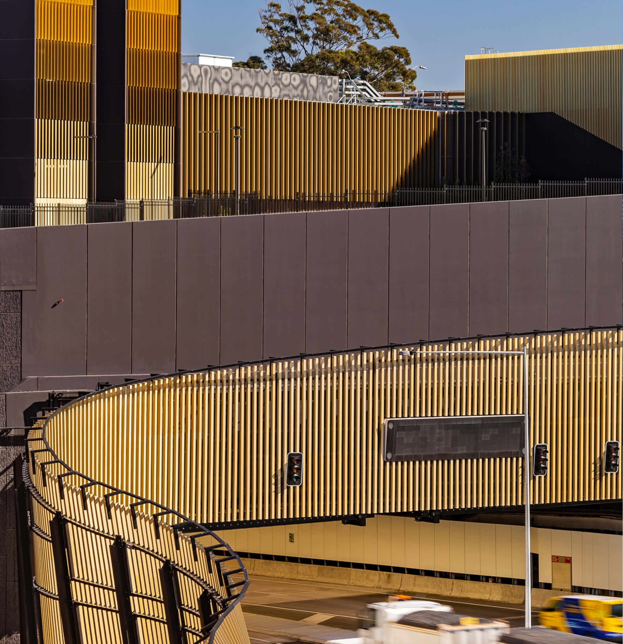 Click-on Battens in WestConnex M8 Junction