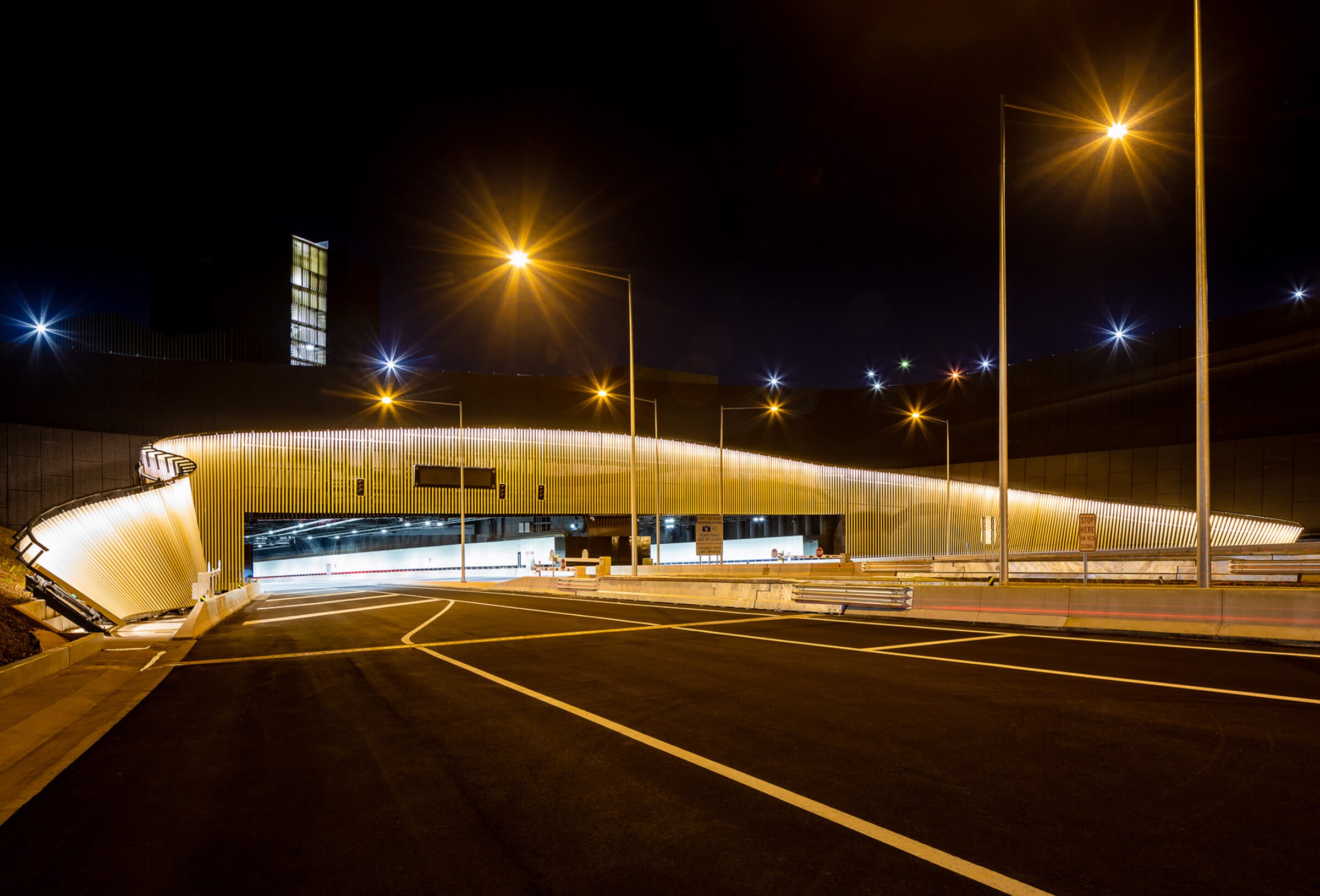 Click-on Battens in WestConnex M8 Junction