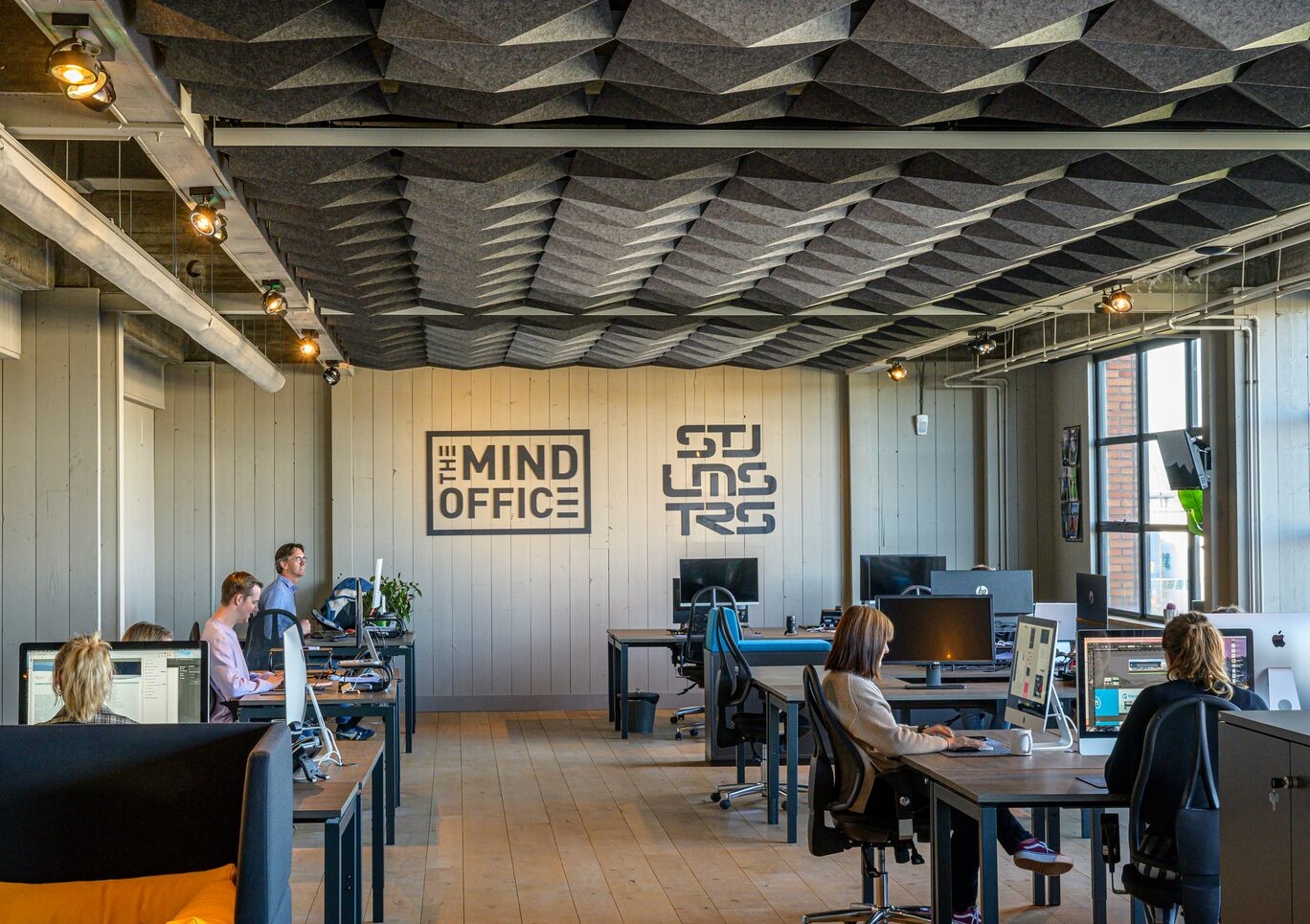 Acoustic Ceilings - HeartFelt® Origami Ceiling System