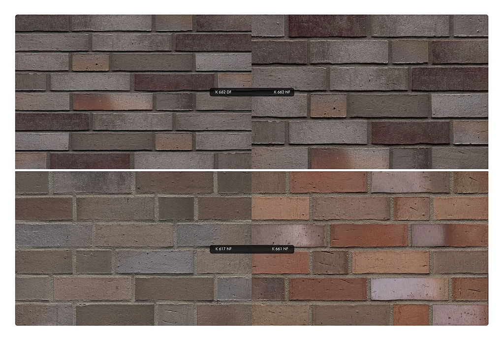 Facing Bricks  - Modern Waterstruck Vario