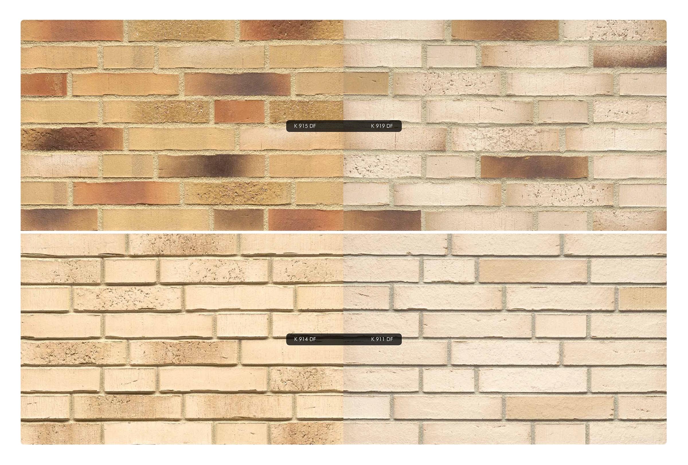 Facing Bricks  - Modern Waterstruck Vario