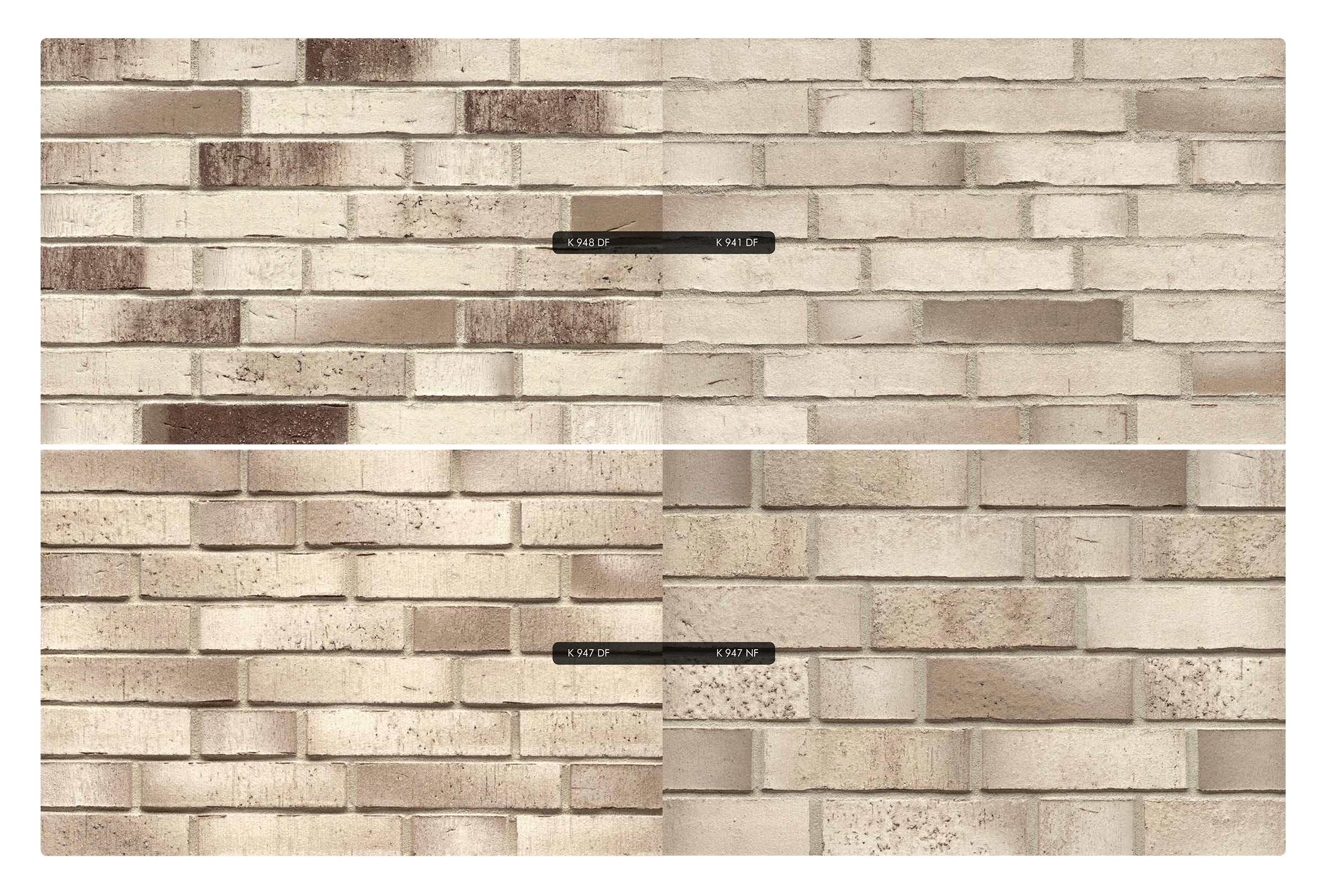 Facing Bricks  - Modern Waterstruck Vario