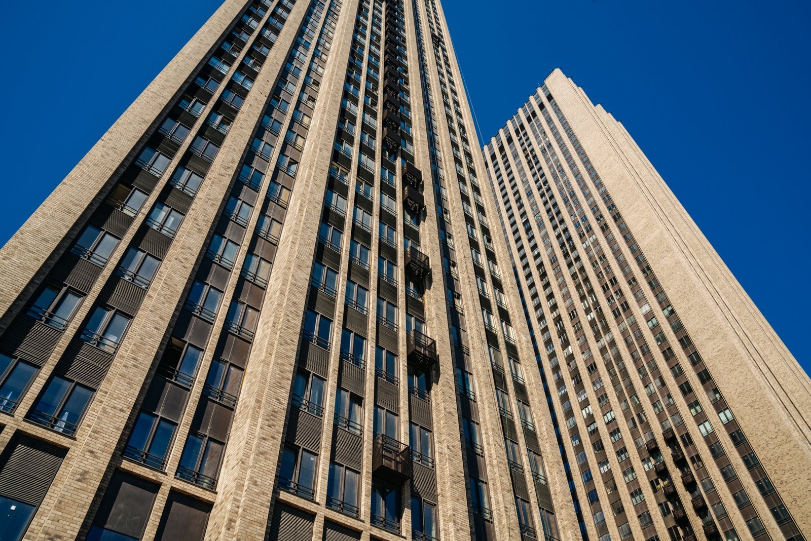 Thin Brick Facade in Savelovsky City Towers