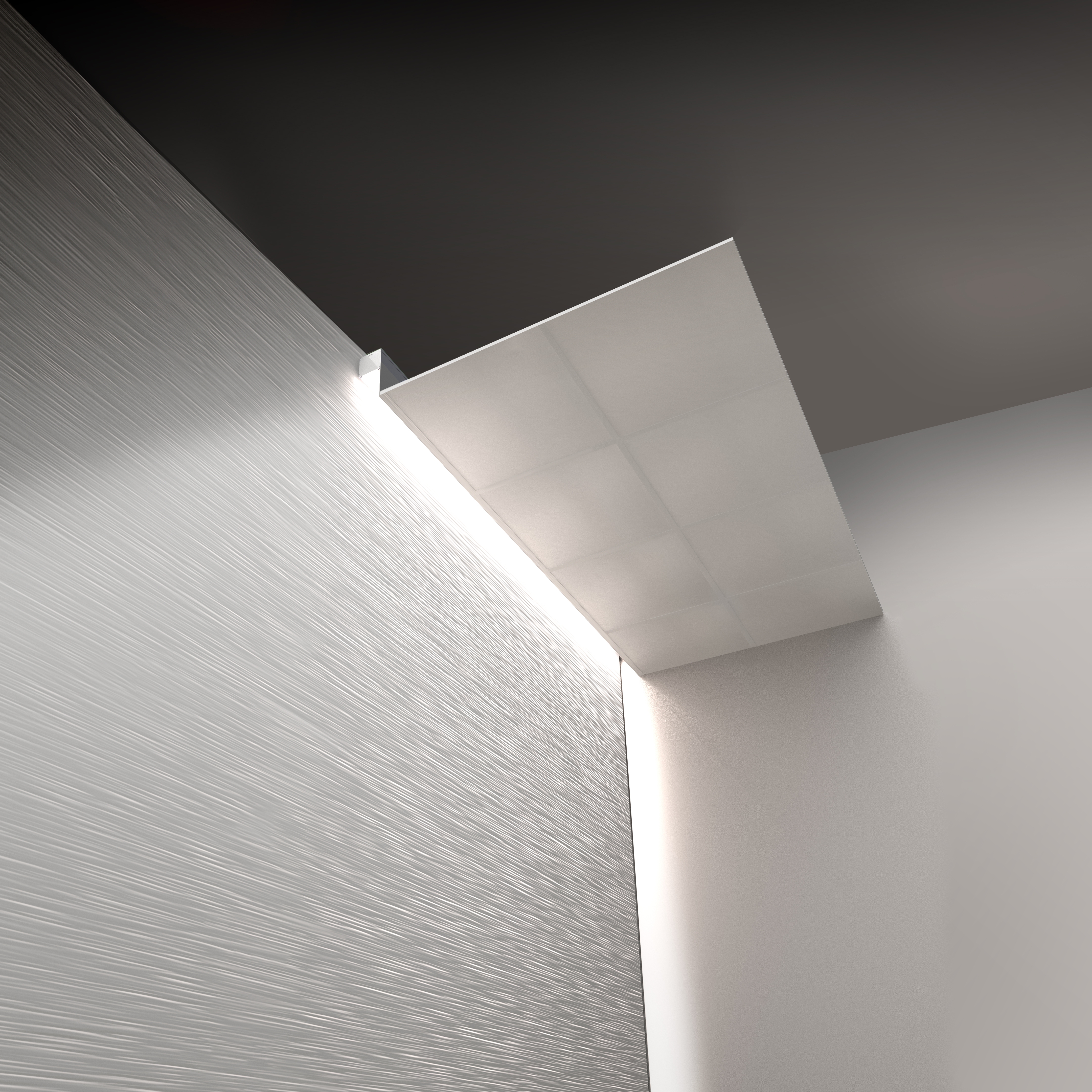 Wall Grazer Concealed Lights