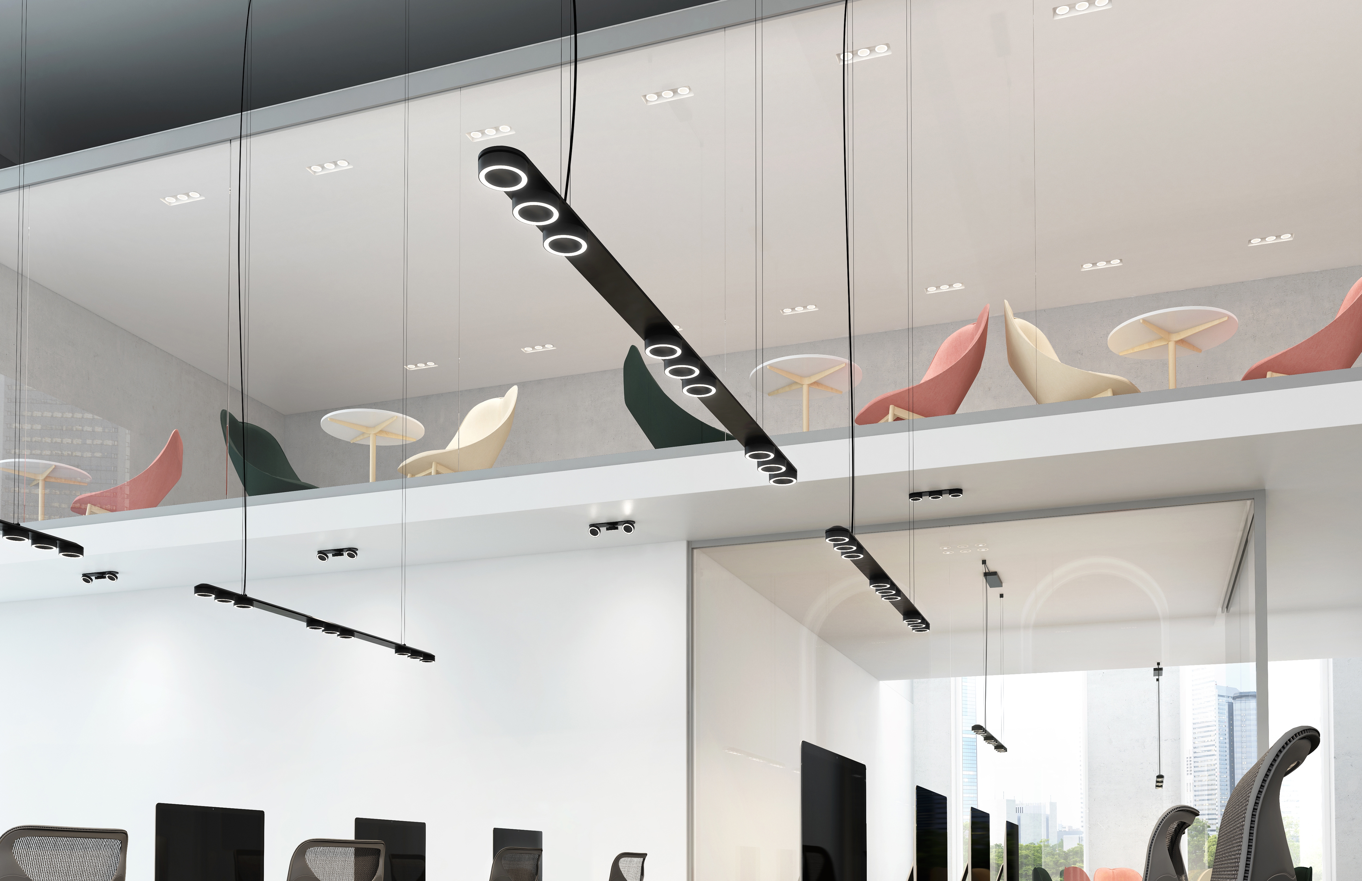 Suspended Lights - Outline