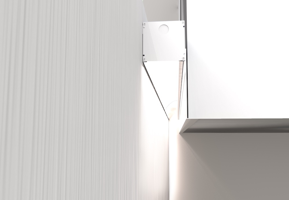 Wall Grazer Concealed Lights