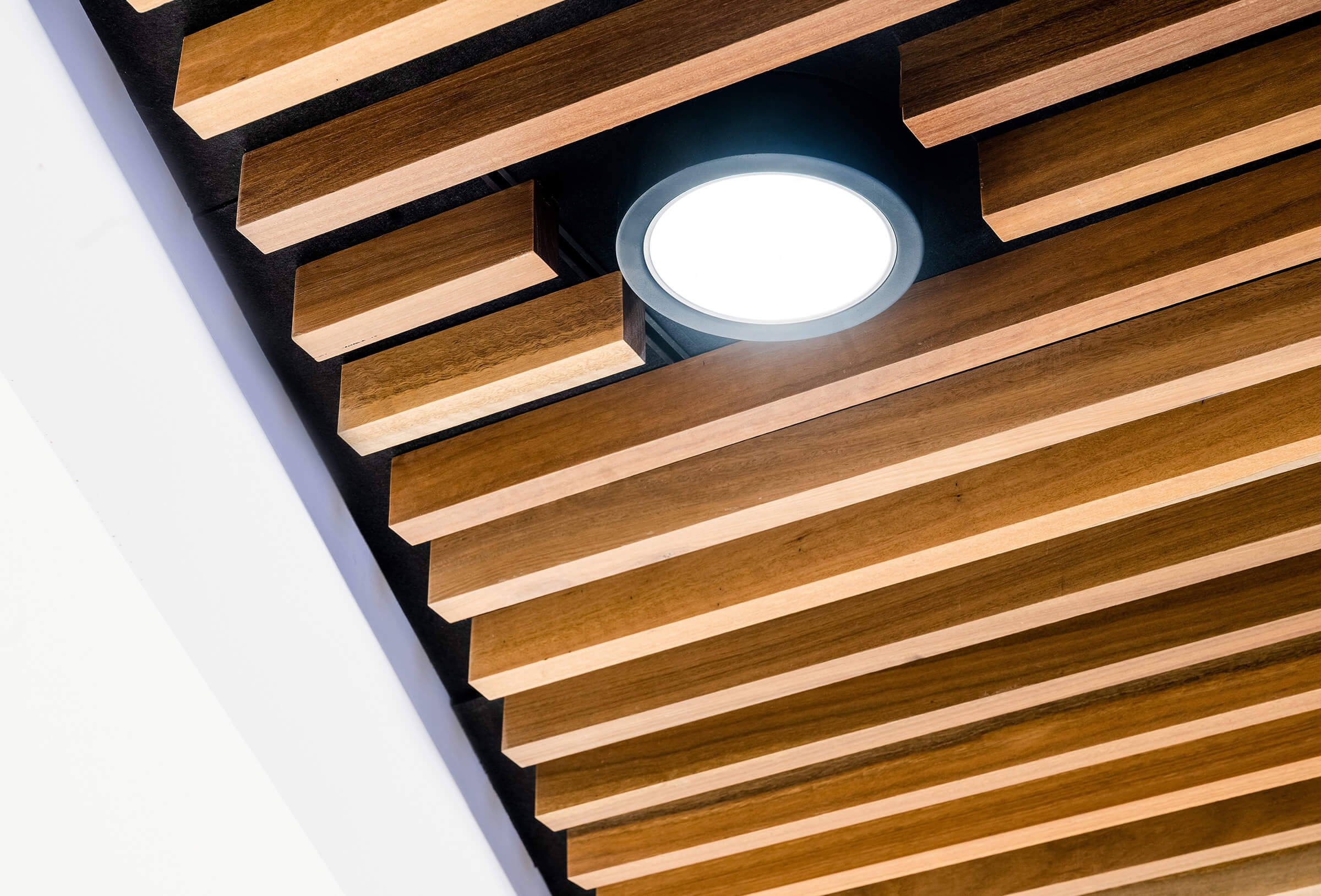 Timber Click-on Battens at Melbourne Airport T2