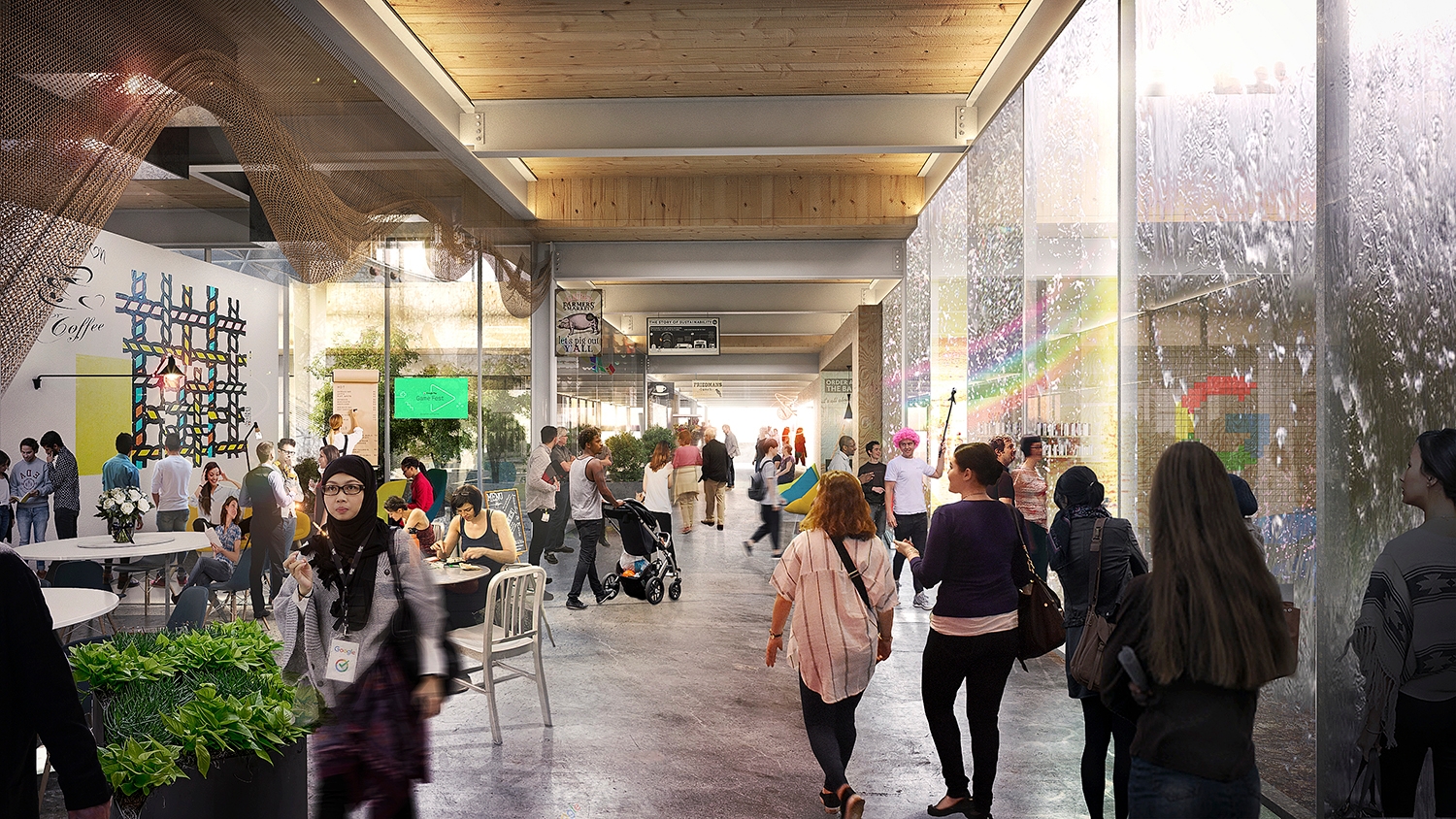 Webnet for Google headquarters