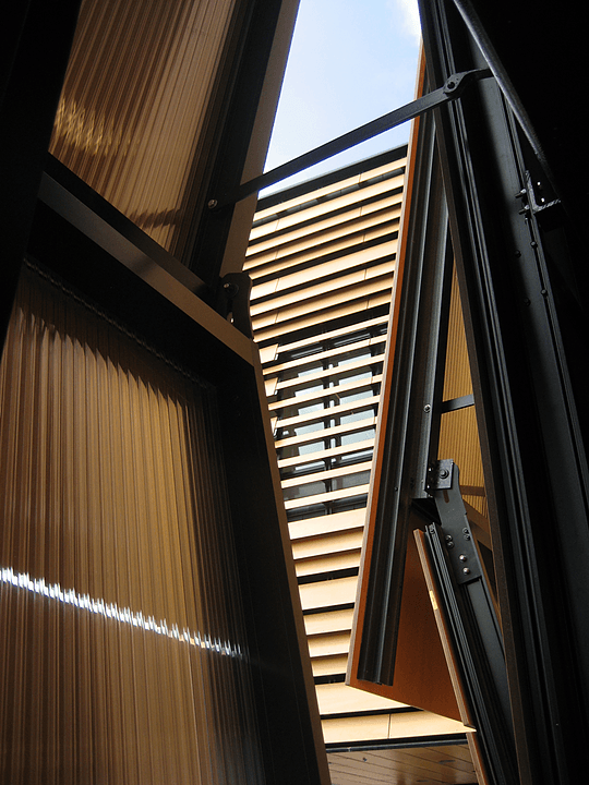 NATURCLAD - W Wood Cladding in Community Boathouse