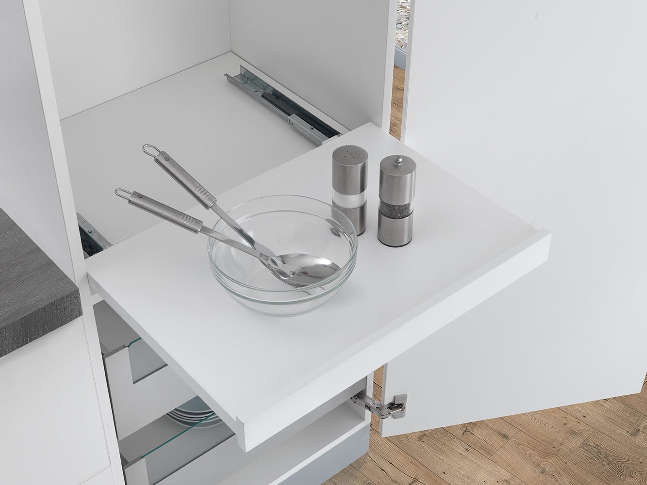 Runner for Pull-Out Shelves-Shelf