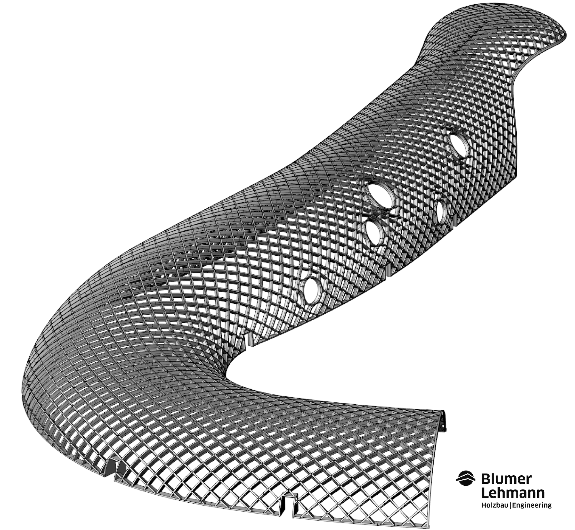 Timber Construction of Swatch Headquarters