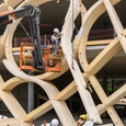 Timber Construction of Swatch Headquarters