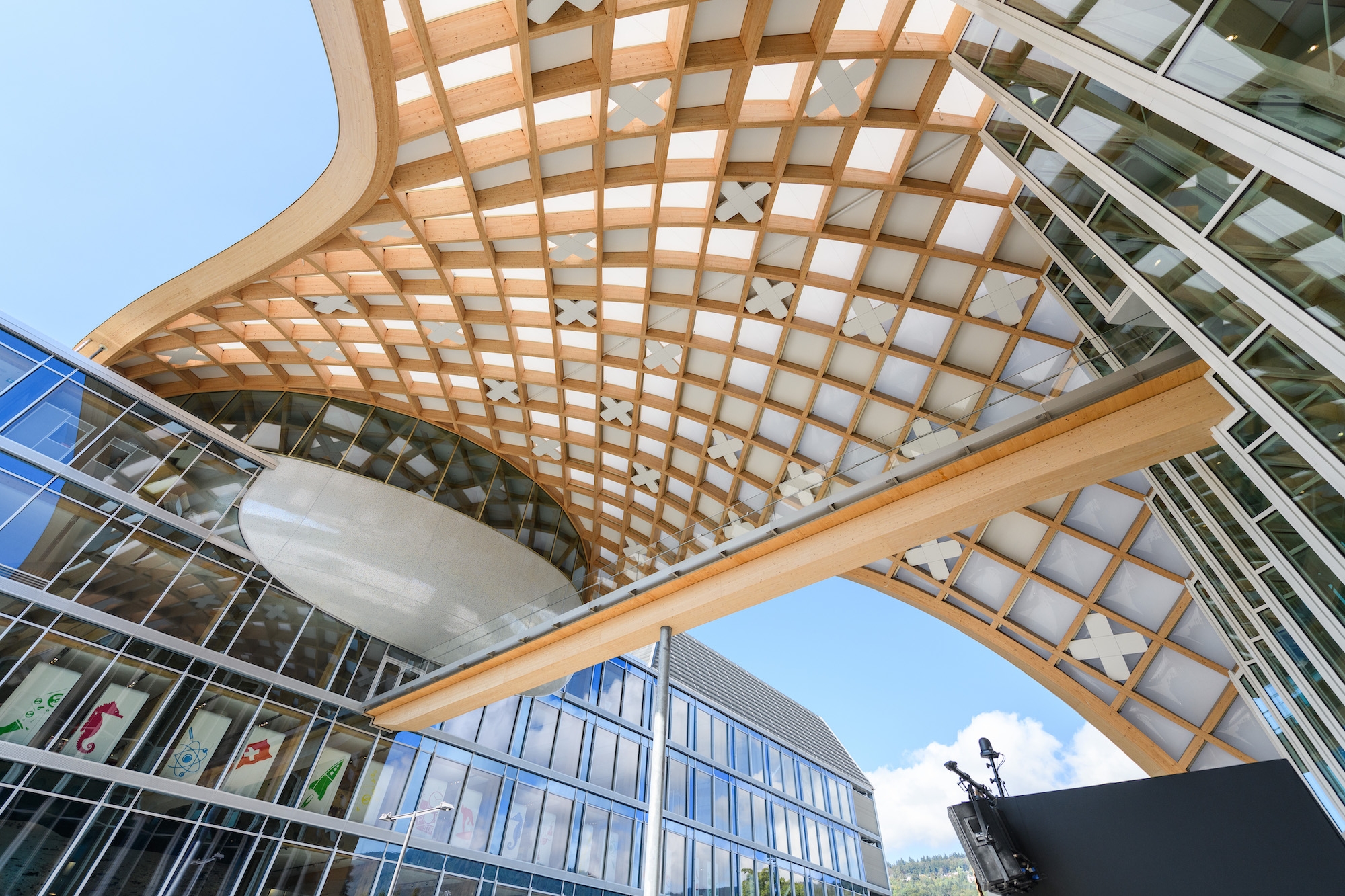 Timber Construction of Swatch Headquarters