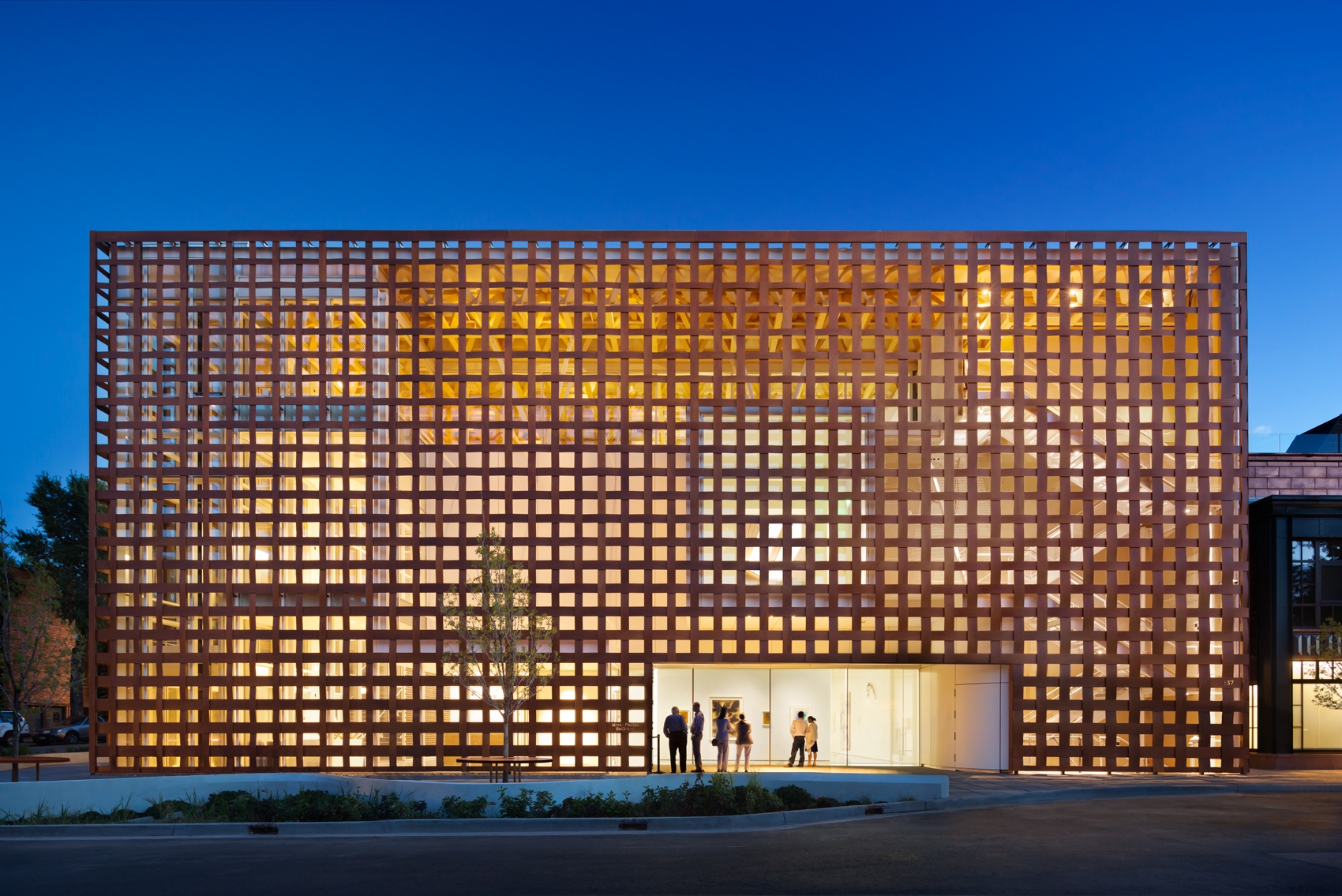 NATURCLAD - W Wood Facade in the Aspen Art Museum