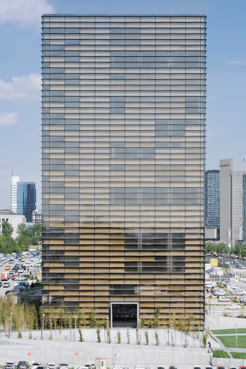NATURCLAD - W  Wood Louvers in Capitol Vista Ankara