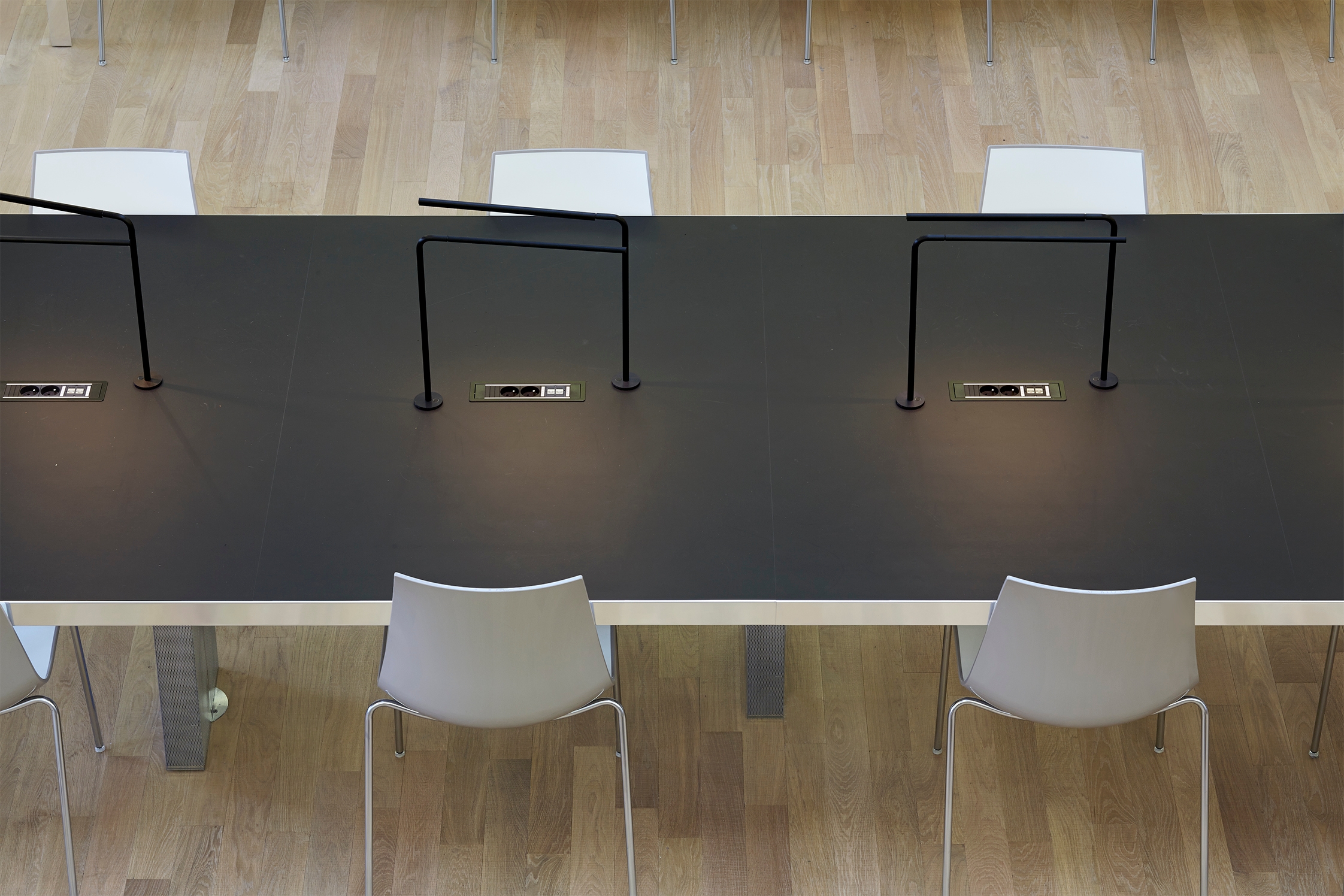 Interior Workstation Furniture in Strasbourg National and University Library