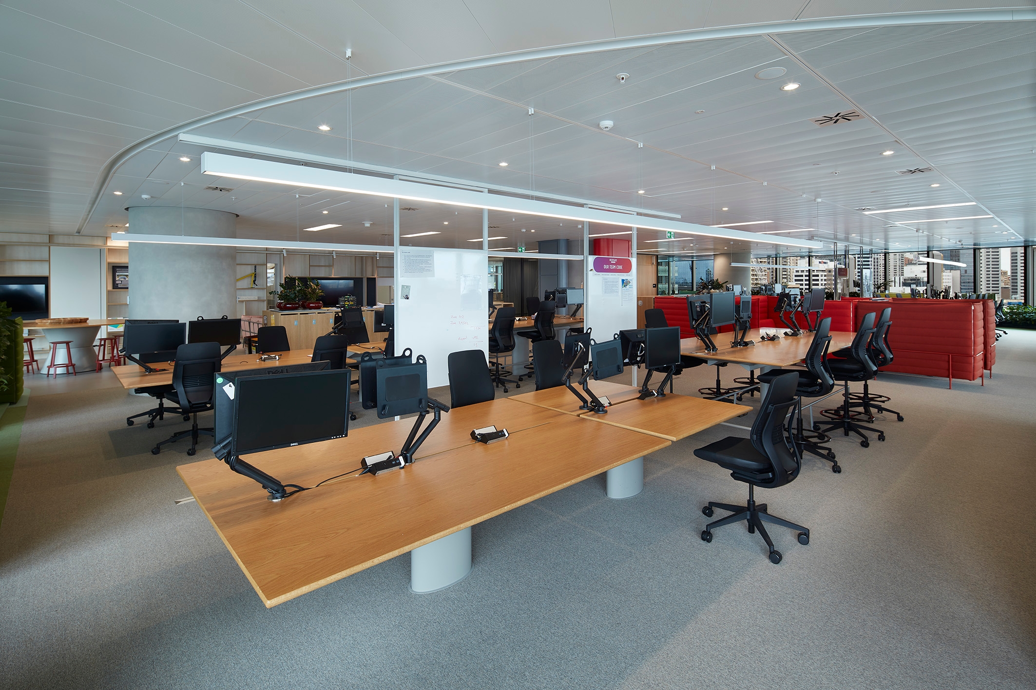 Interior Workstation Furniture in Lend Lease Sydney Office