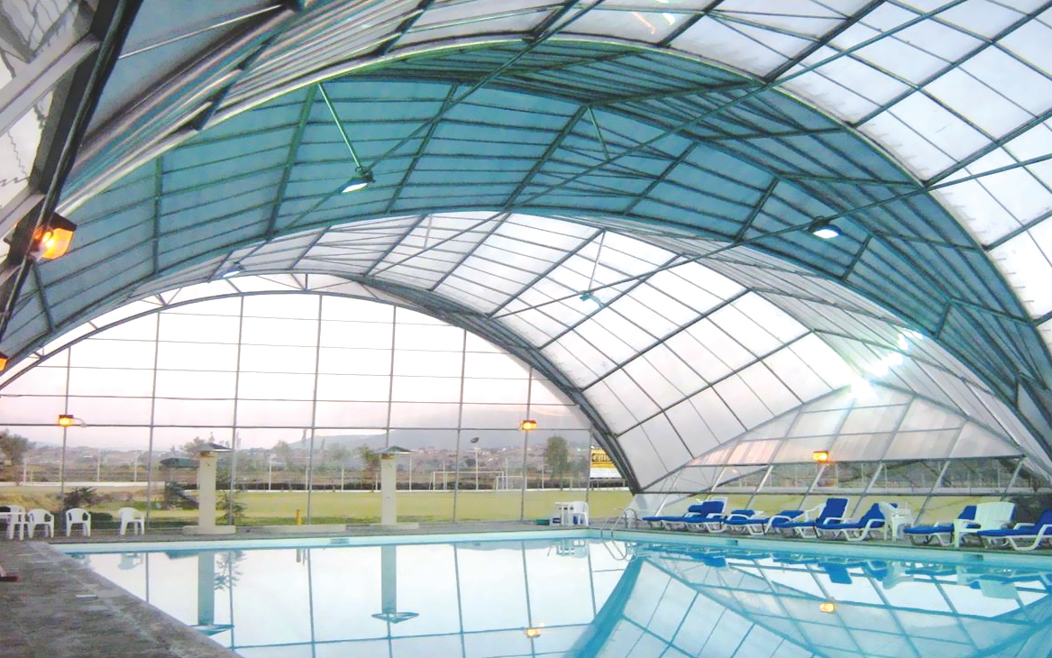 Policarbonato alveolar estructuras especiales