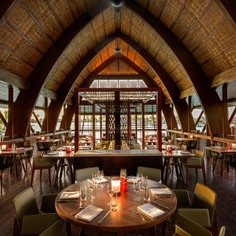 Woven Bamboo Panels used in Fiji Marriott Resort - Momi Bay