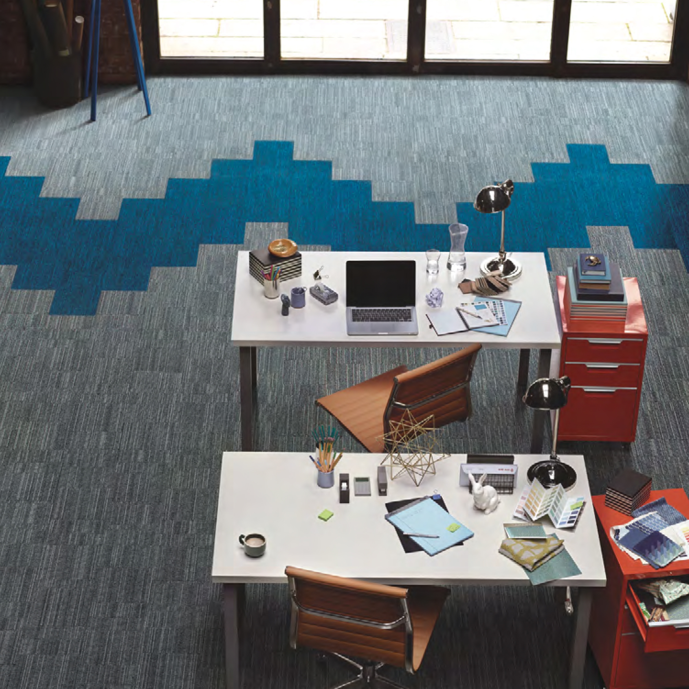 Carpete Modular Net Effect Collection