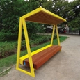 Solar Park Bench - Woody Solar