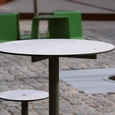 Raised Outdoor Table - Bistrot
