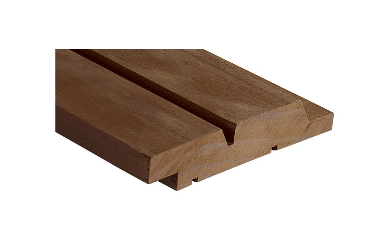 Cladding - Smooth Shiplap Board with Shadow Line - Kebony Clear RAP