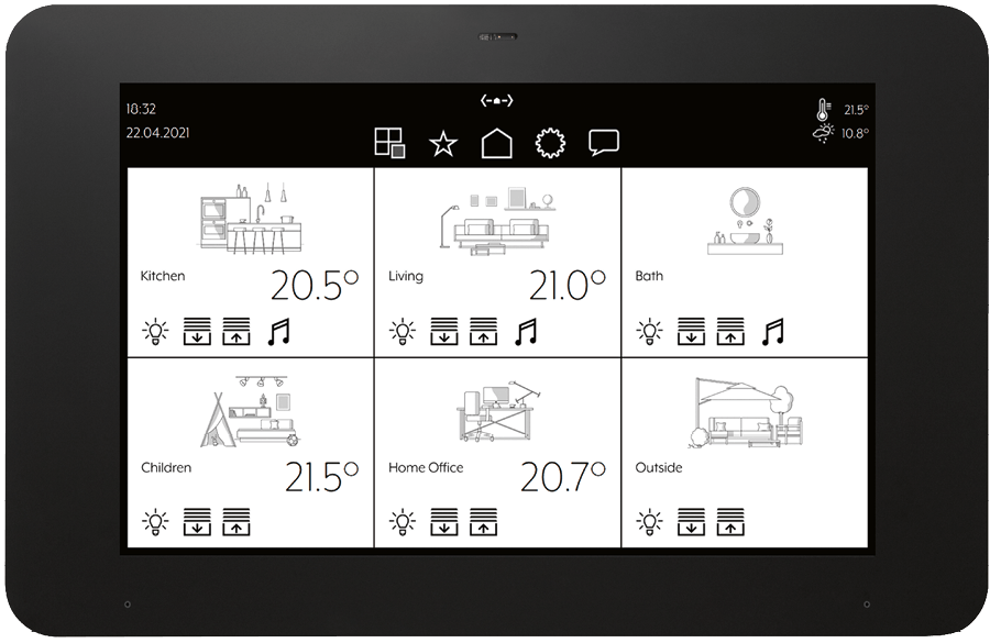 Wireless Home Control - Smart Panel 8