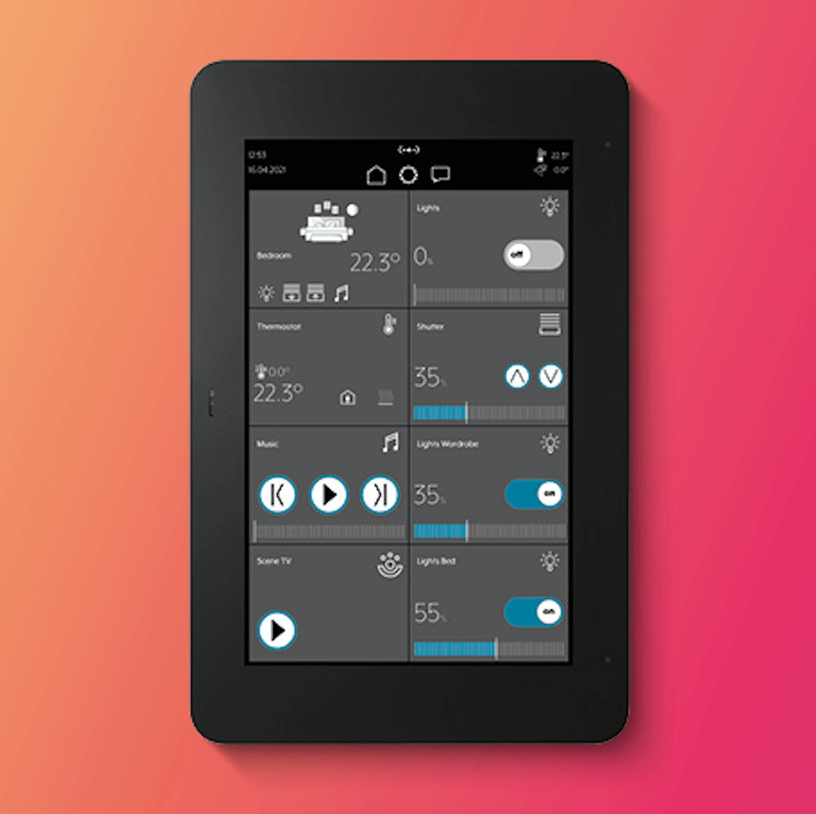 Wireless Home Control - Smart Panel 8