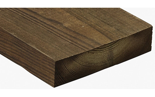 Kebony Character rectangular cladding natural treated timber 21 x 98 mm