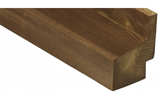 Kebony Character Melsomslat timber cladding - natural treated wood with smooth finish 61 x 48 mm