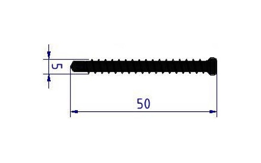 H-Clip fixing system - plastic clip with stainless steel screws - screws for wooden substructure