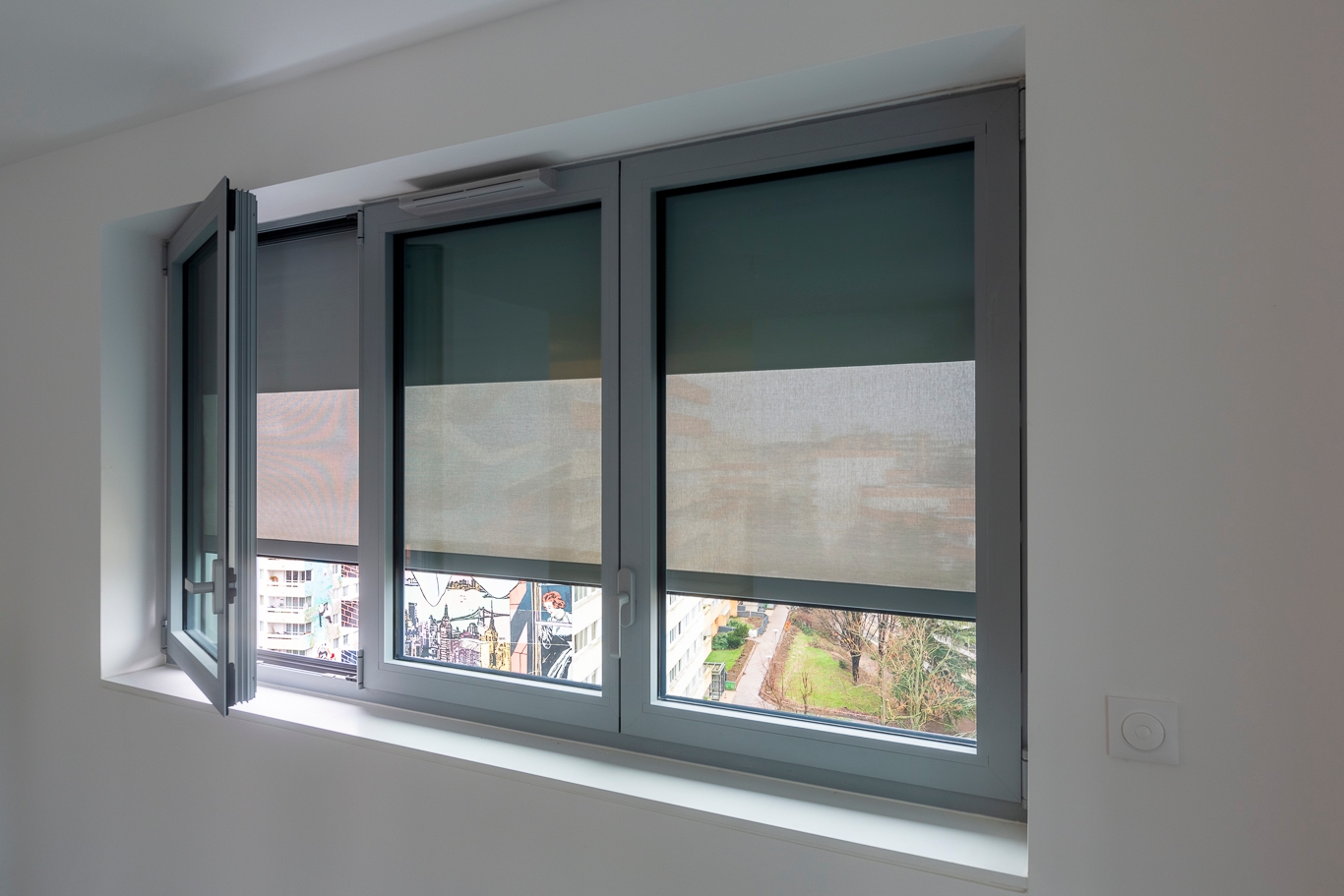 Z-Box Drawer Curtain System in LoPaA Residential Block
