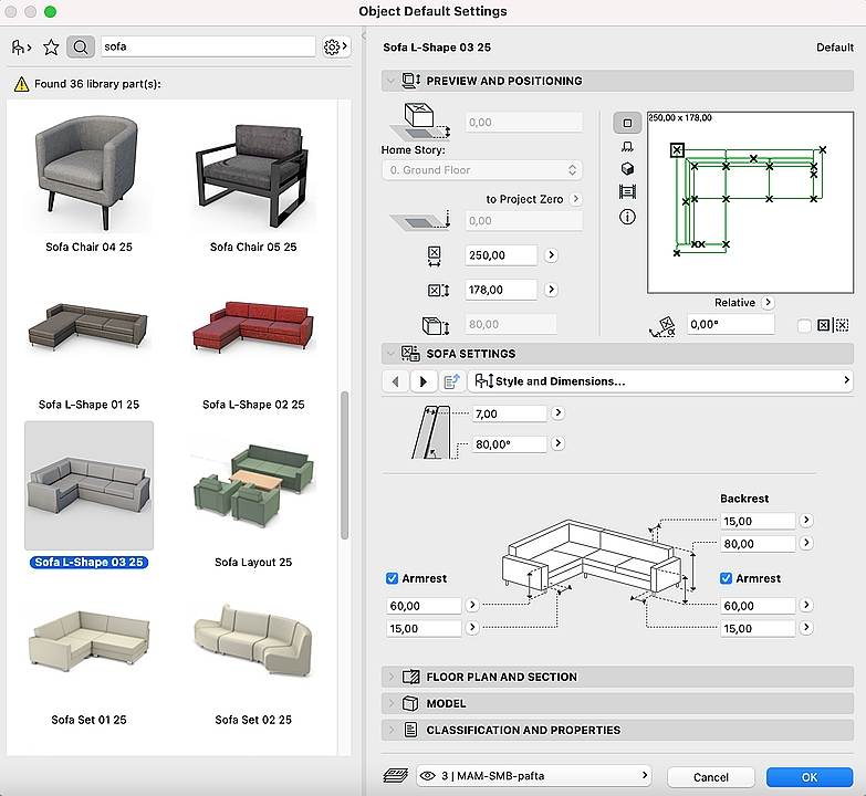 Creating Contemporary Interiors with Archicad's Object Library