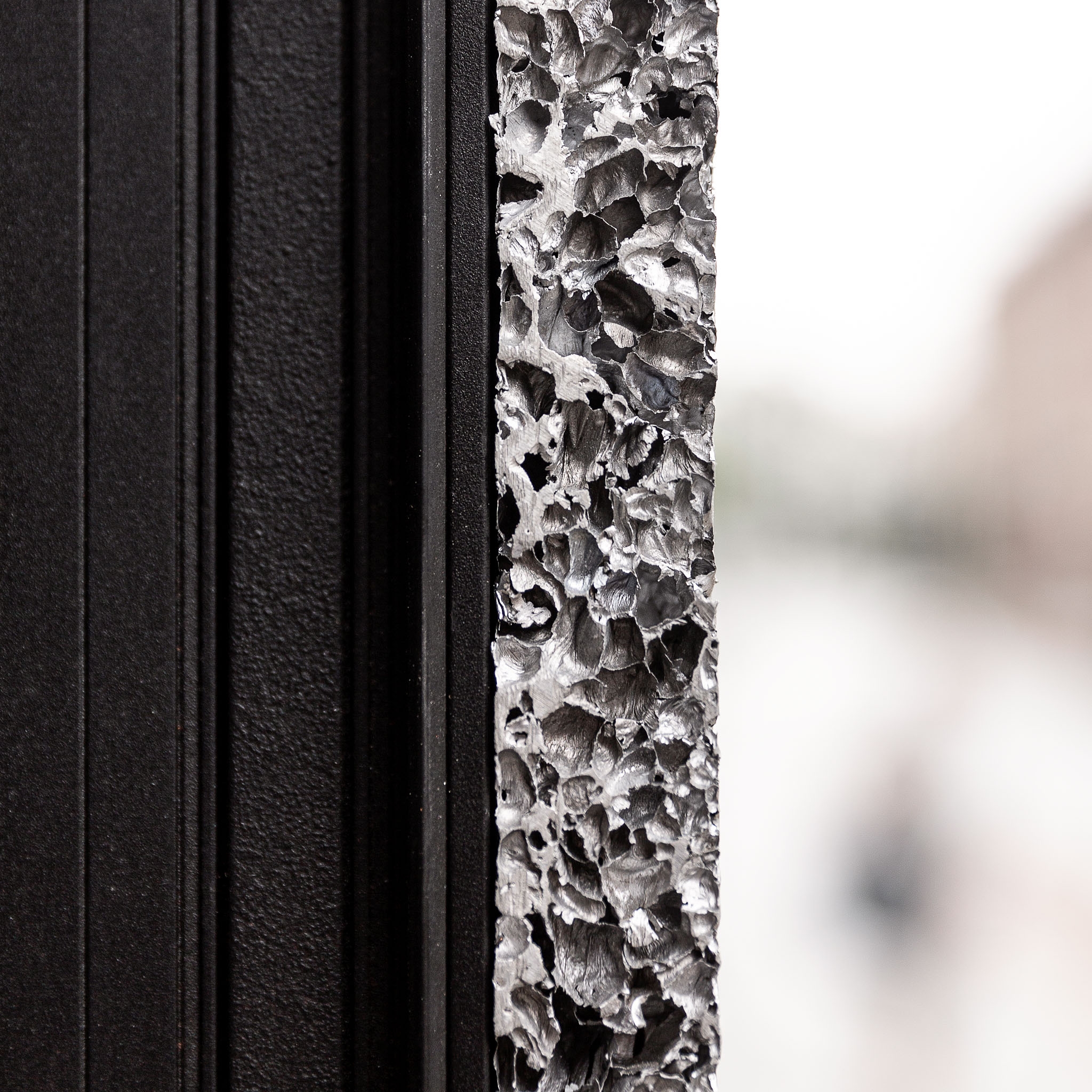 Stabilized Aluminium Foam Façade in New Luum Architects Office