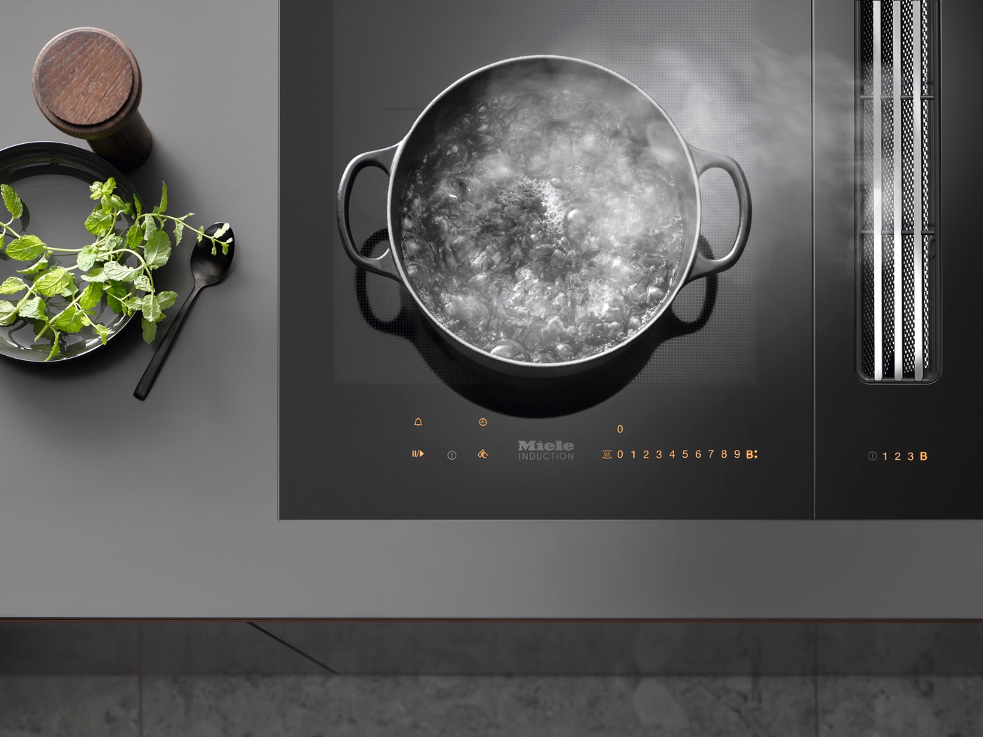 Extractor de encimera para sistema de recirculación o salida de aire CSDA7001 FL